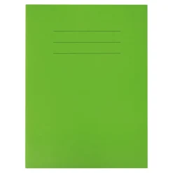 TTS A4+ Choice Exercise Book 12mm Ruled 80pg Green pk Outlet