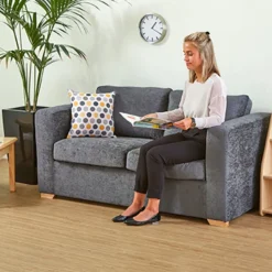 TTS Adult Sized Sofa Grey H760 x W660 x L1370mm Outlet