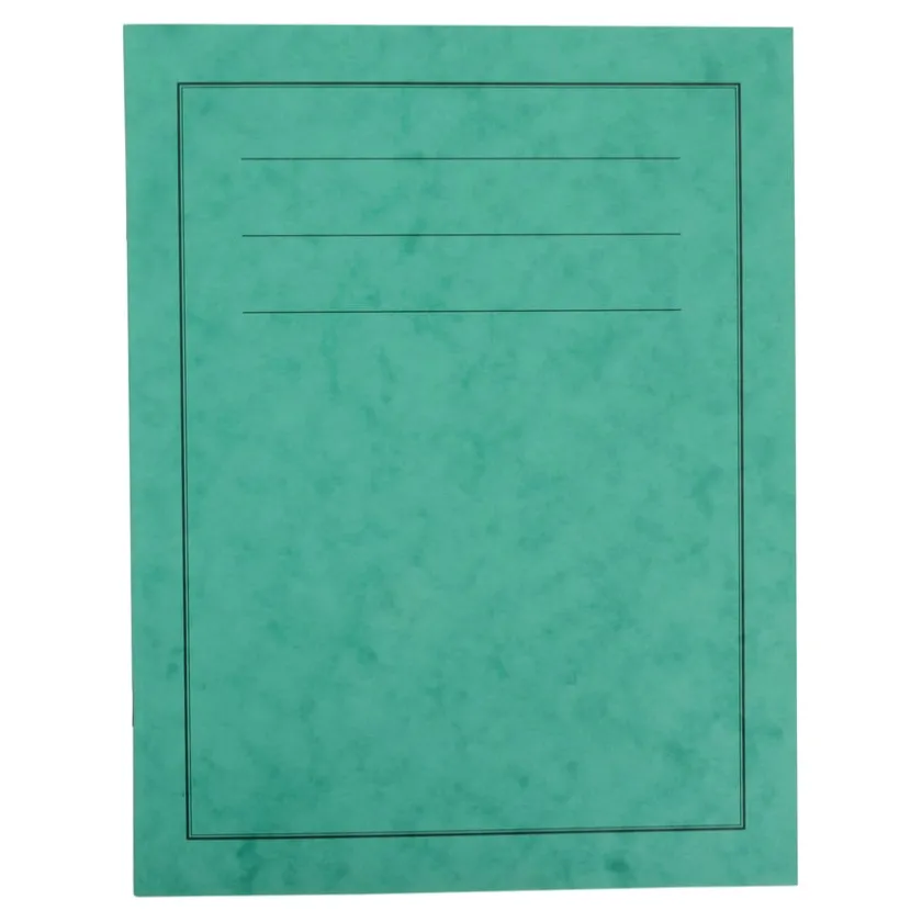 TTS A4 Exercise Book 8mm Ruled Margin Green 80pg 50pk Outlet