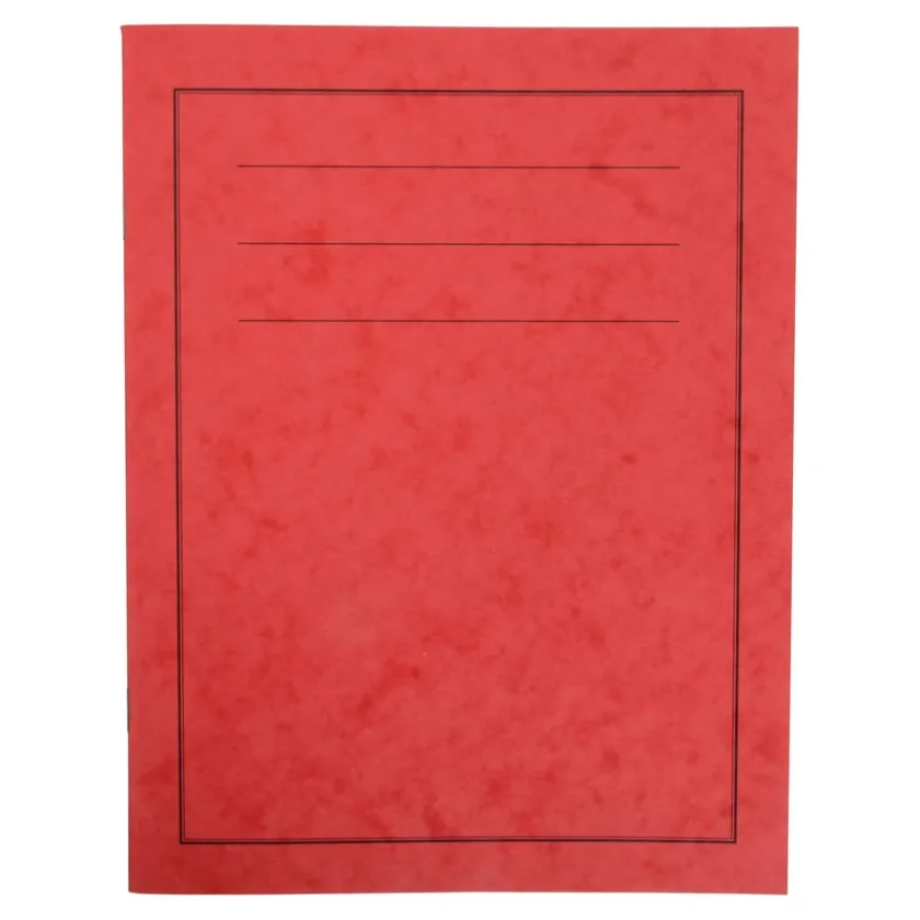 TTS A4 Exercise Book 8mm Ruled/Plain Red 80pg 50pk New