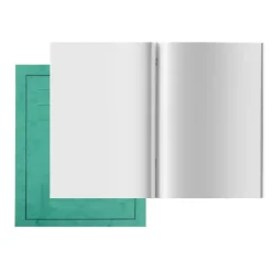 TTS A4 Exercise Book Plain 80pg Green 50pk Discount