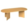 TTS Arrowhead Leg Radial End Boardroom Table Discount