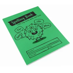 TTS A5 Spelling Book Green 32pg 30pk Sale
