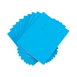 TTS Assorted A5 Tinted Exercise Books 10mm Squares 48pgs 10pk Outlet
