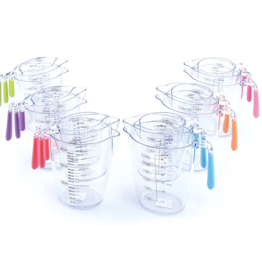 TTS Assorted Coloured Measuring Jugs Online