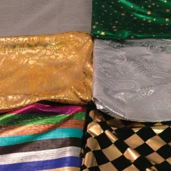 TTS Assorted Fabrics 1 x 1.75m 6pk New
