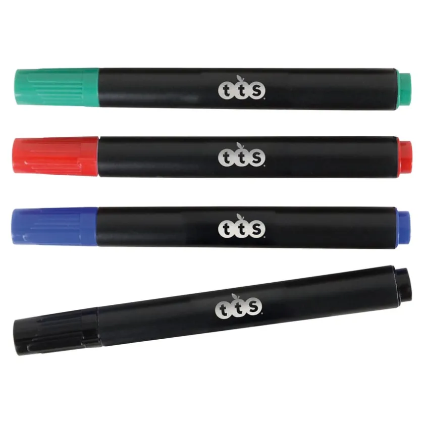 TTS Assorted Flipchart Marker Pens 4pk Sale