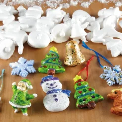 TTS Assorted Polystyrene Christmas Decorations 35pk Sale