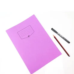 TTS A4 Tinted Handwriting Book Ruled Blue 32pg 25pk Clearance