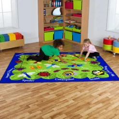 TTS Back to Nature Minibeasts Indoor Rug