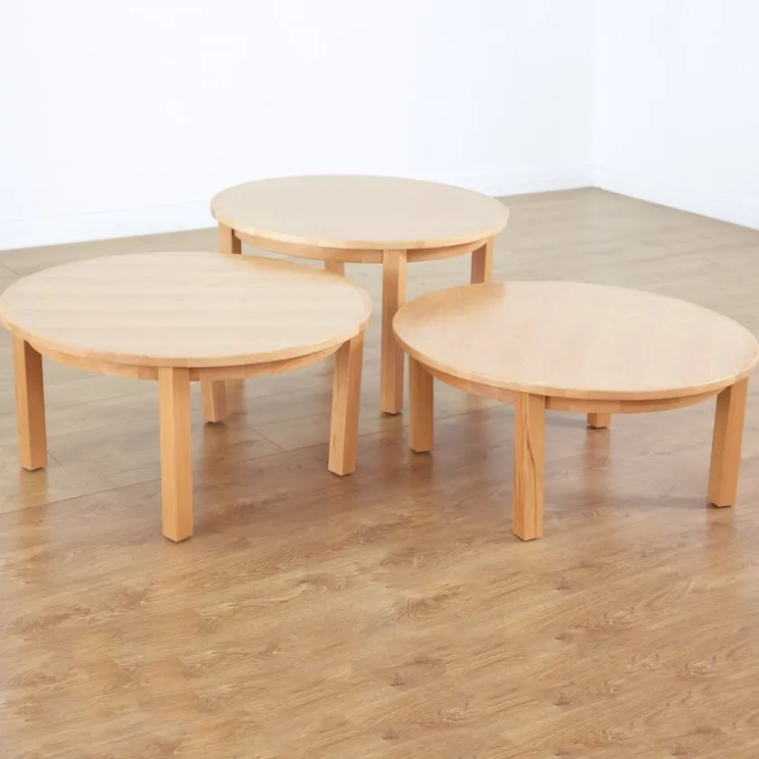 TTS Beech Veneer Round Classroom Table Hot