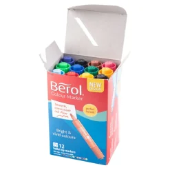 TTS Berol® Colour Marker Pens Bullet Broad Tip Assorted Colours Discount