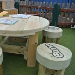 TTS Bug Table and Five Stools Clearance
