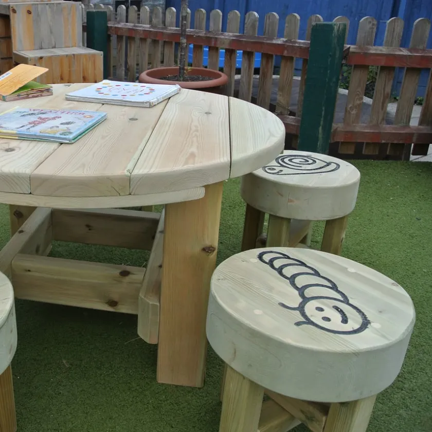TTS Bug Table and Five Stools Clearance