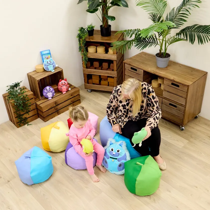 TTS Children's Reading Corner Bean Bags New