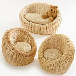TTS Children's Wicker Sofa and Chairs Set Online