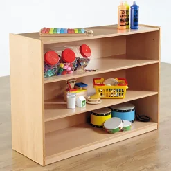 TTS Classic Beech Shelving Unit H900 x W400 x L1200mm New