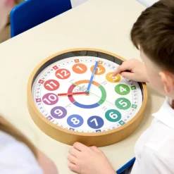 TTS Classroom Teaching Wall Clock Clearance