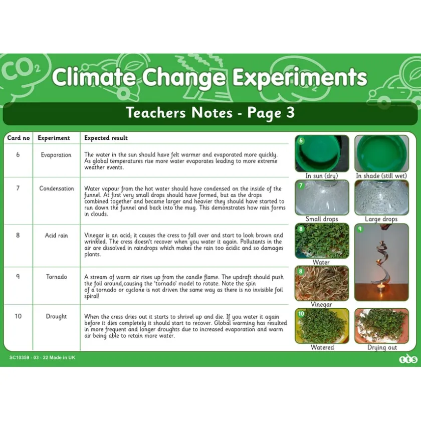 TTS Climate Change Experiments