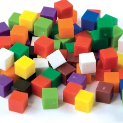 TTS Coloured Plastic Maths Cubes Pack 1000pcs Discount