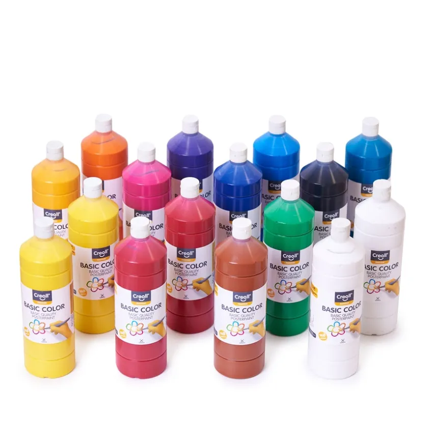 TTS Creall Ready Mixed Paint Assorted 1l 16pk Sale