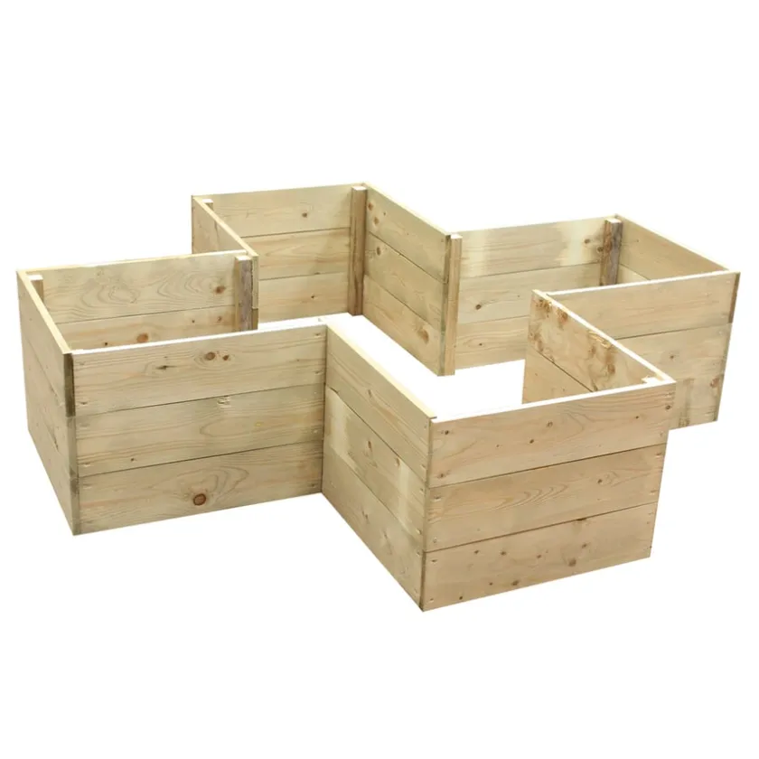 TTS Cross Shaped Grow Bed Hot