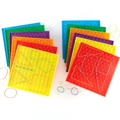 TTS Double-sided Isometric Coloured Pinboards 12pk Online