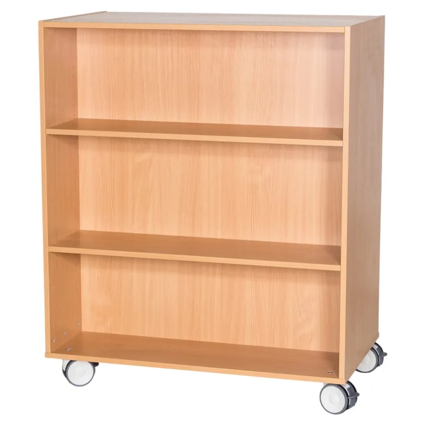 TTS Double Sided Mobile Bookcase 1200mm(h) New
