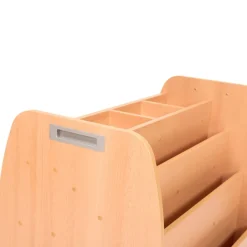 TTS Double Sided Mobile Bookcase Storage Unit H700mm Hot