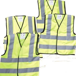 TTS Dressing Up Construction High Vis Safety Vests 4pk Best