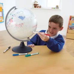 TTS Drywipe Blank Globe of the World with Stand 30cm Best