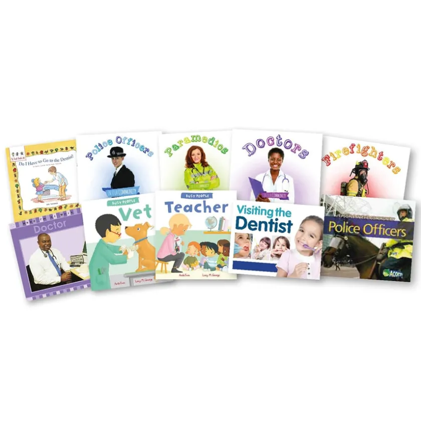 TTS Early Years Helpers In Our Community Books 10pk