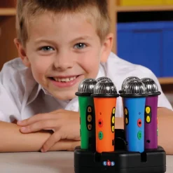 TTS Easi-Speak Bluetooth Rainbow Microphones 6pk Best