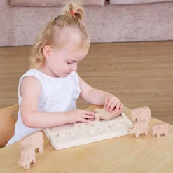 TTS Elephant Wooden Sorting Puzzle Sale