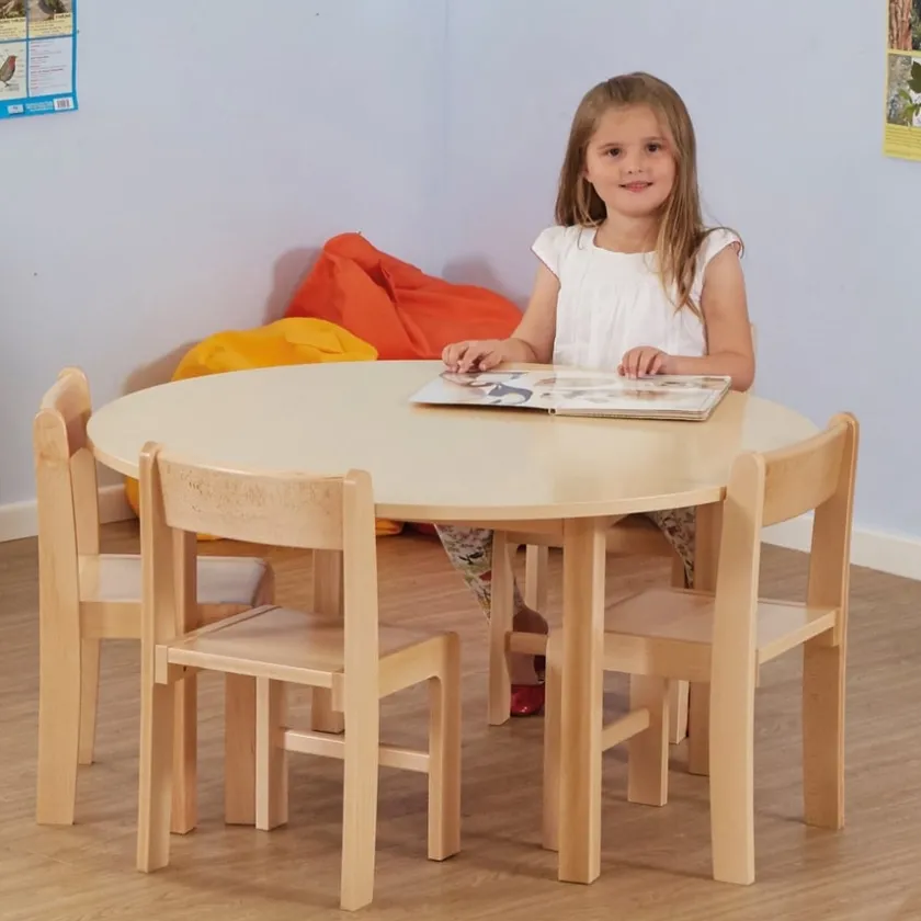 TTS Essentials Beech Circular Table Clearance