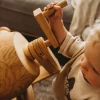 TTS Explore Nook Construction Wooden Cement Mixer Hot