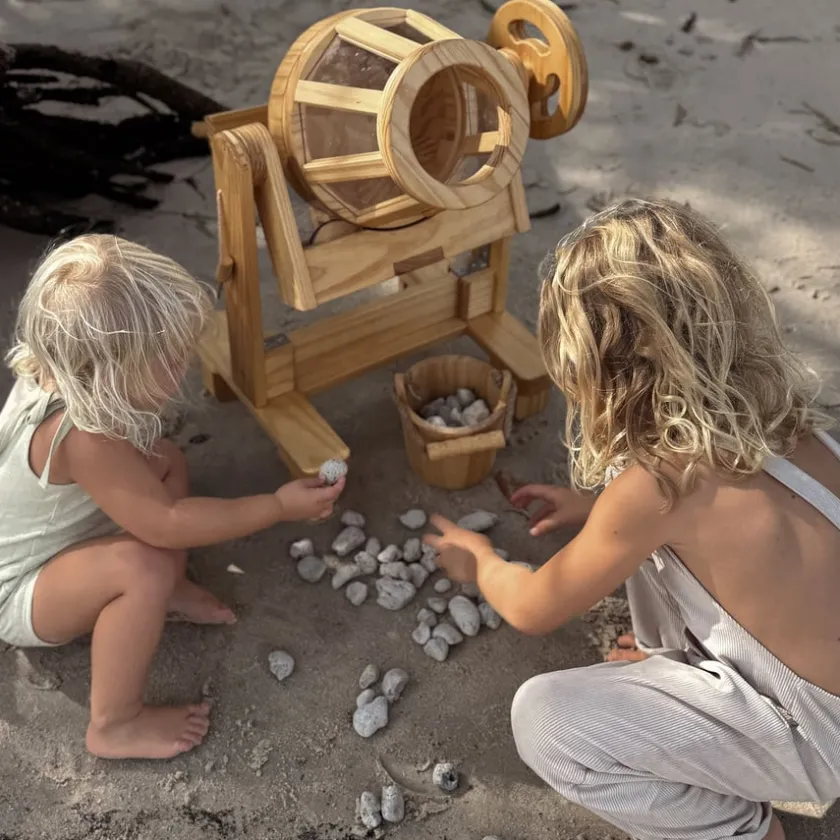 TTS Explore Nook Construction Wooden Cement Mixer Hot