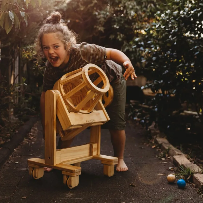 TTS Explore Nook Construction Wooden Cement Mixer Hot