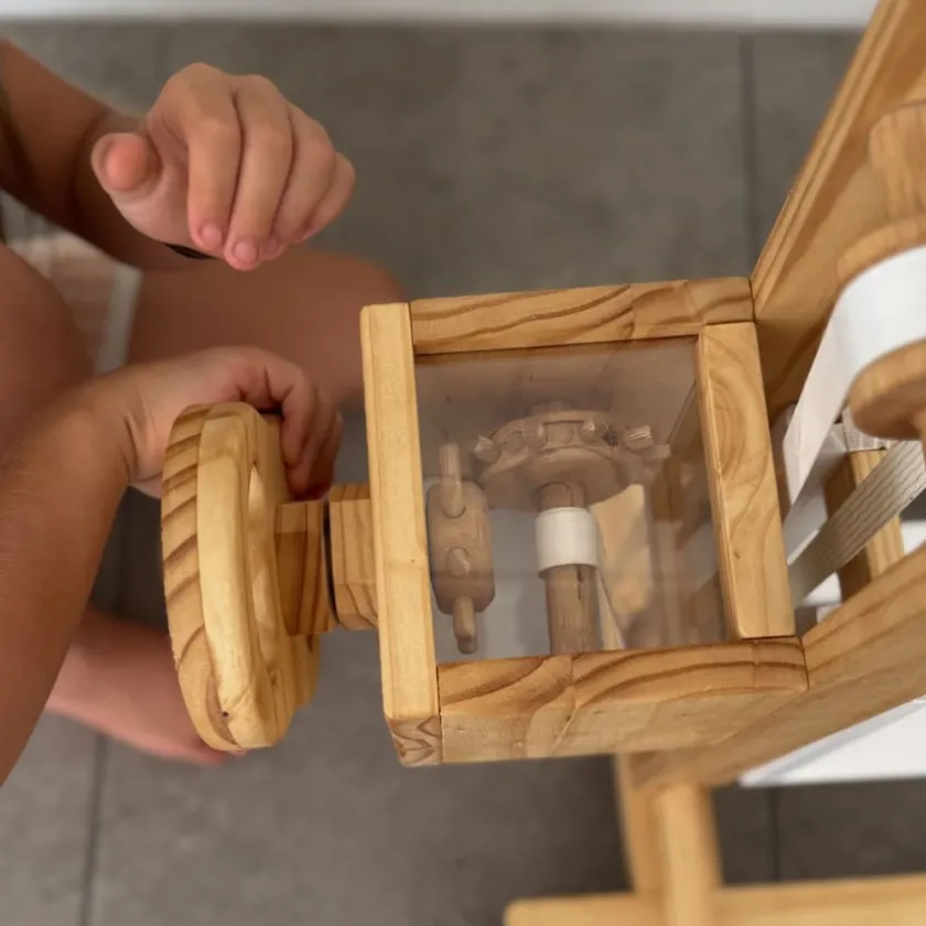 TTS Explore Nook Construction Wooden Forklift & Pallets Hot