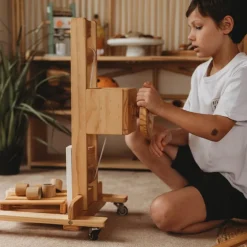 TTS Explore Nook Construction Wooden Forklift & Pallets Hot