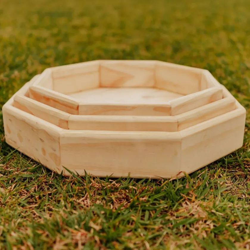 TTS Explore Nook Play Timber Tuff Trays 3pk