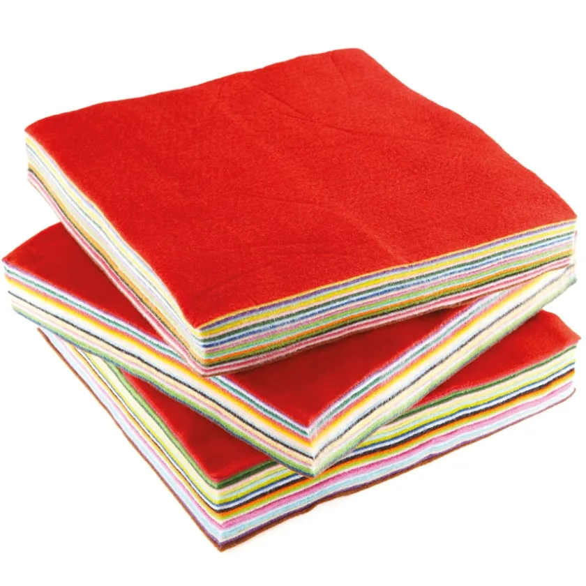 TTS Felt Squares Assorted mm pk Clearance