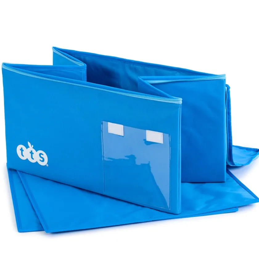 TTS Folding Canvas Blue Box L50 x W40 x D28cm Online
