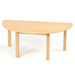 TTS Half Circular Solid Beech Table L120cm Hot