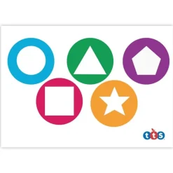 TTS Indoor Floor Shape Stickers 5pk Hot