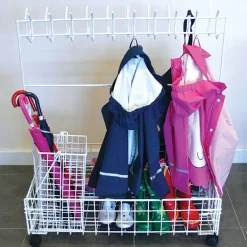 TTS Indoor Toddler Cloakroom Trolley H820 x W470 x L770mm