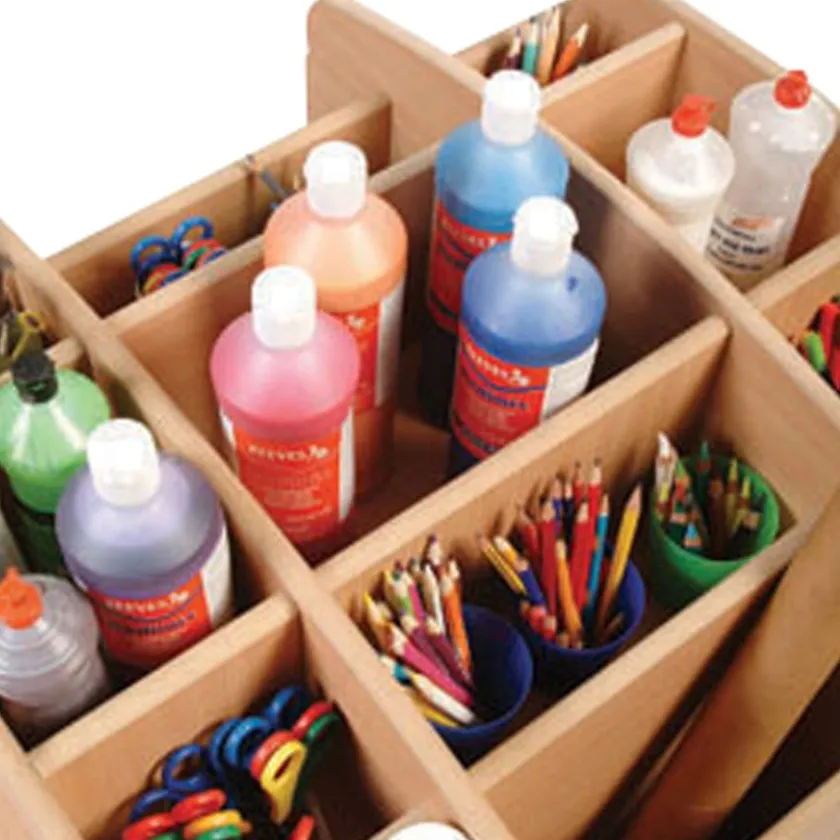 TTS Large Mobile Art Storage Unit H960 x W720 x D720mm