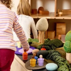 TTS Loose Parts Tonal Rainbow Wooden People and Cups Best