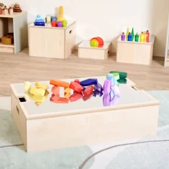 TTS Loose Parts Tonal Rainbow Wooden Boulder Blocks Clearance