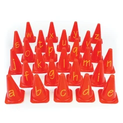 TTS Lowercase a to z Alphabet Cones 23cm 26pk Online